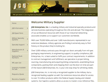 Tablet Screenshot of militarysupplier.com